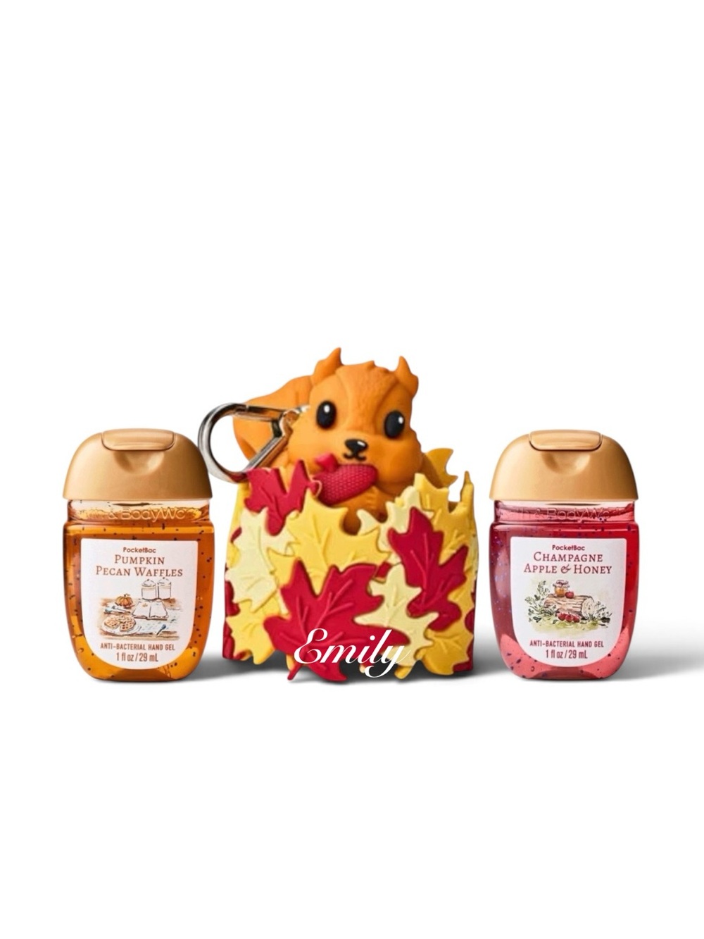 Bath & Body Works SQUIRREL & LEAVES PocketBac Holder Set